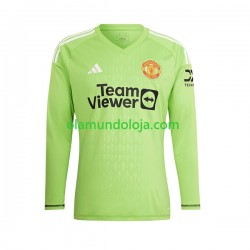 Camisola Manchester United Guarda-redes Homem Equipamento Primeiro 2023-2024 Manga Comprida